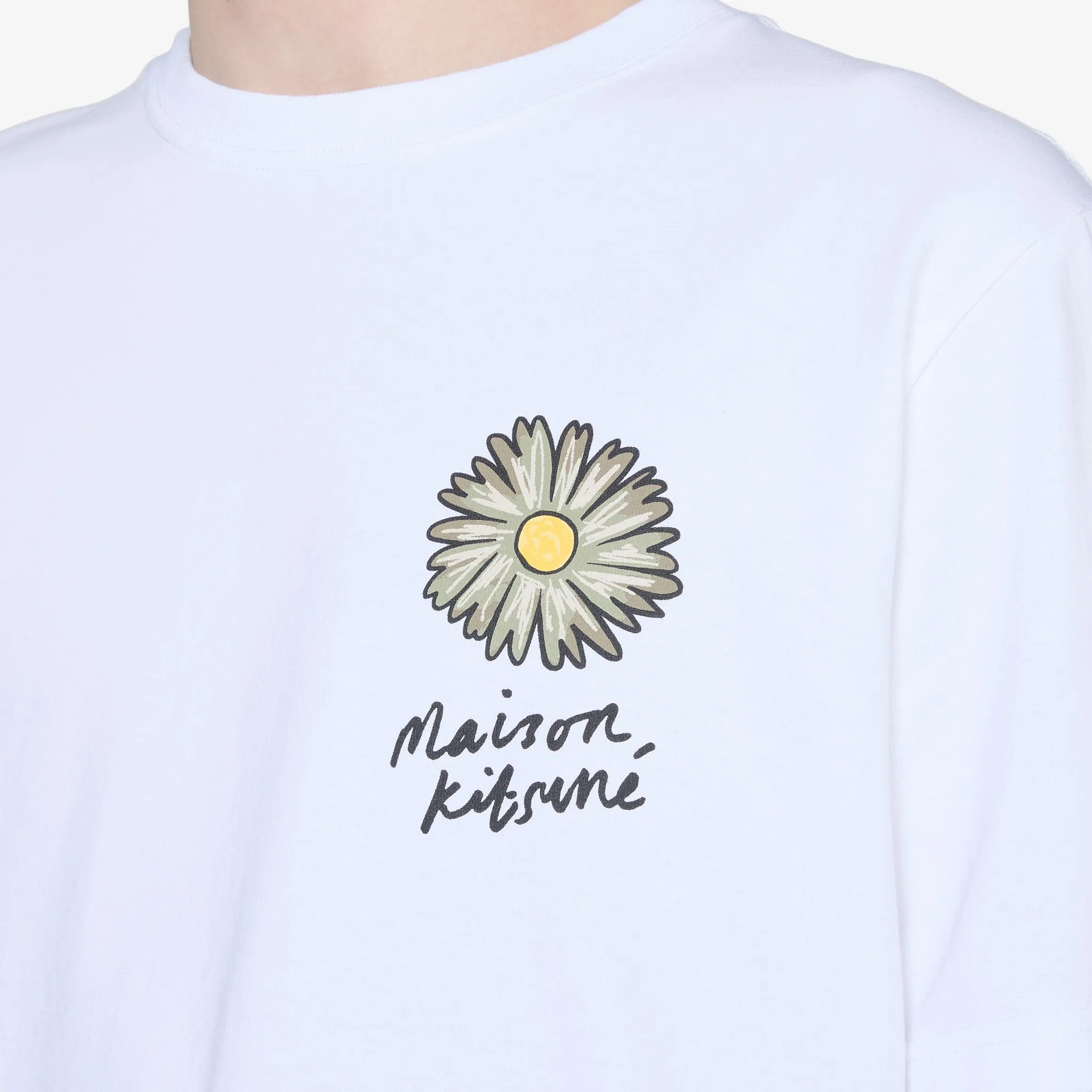 Floating Flower Comfort T-Shirt - White