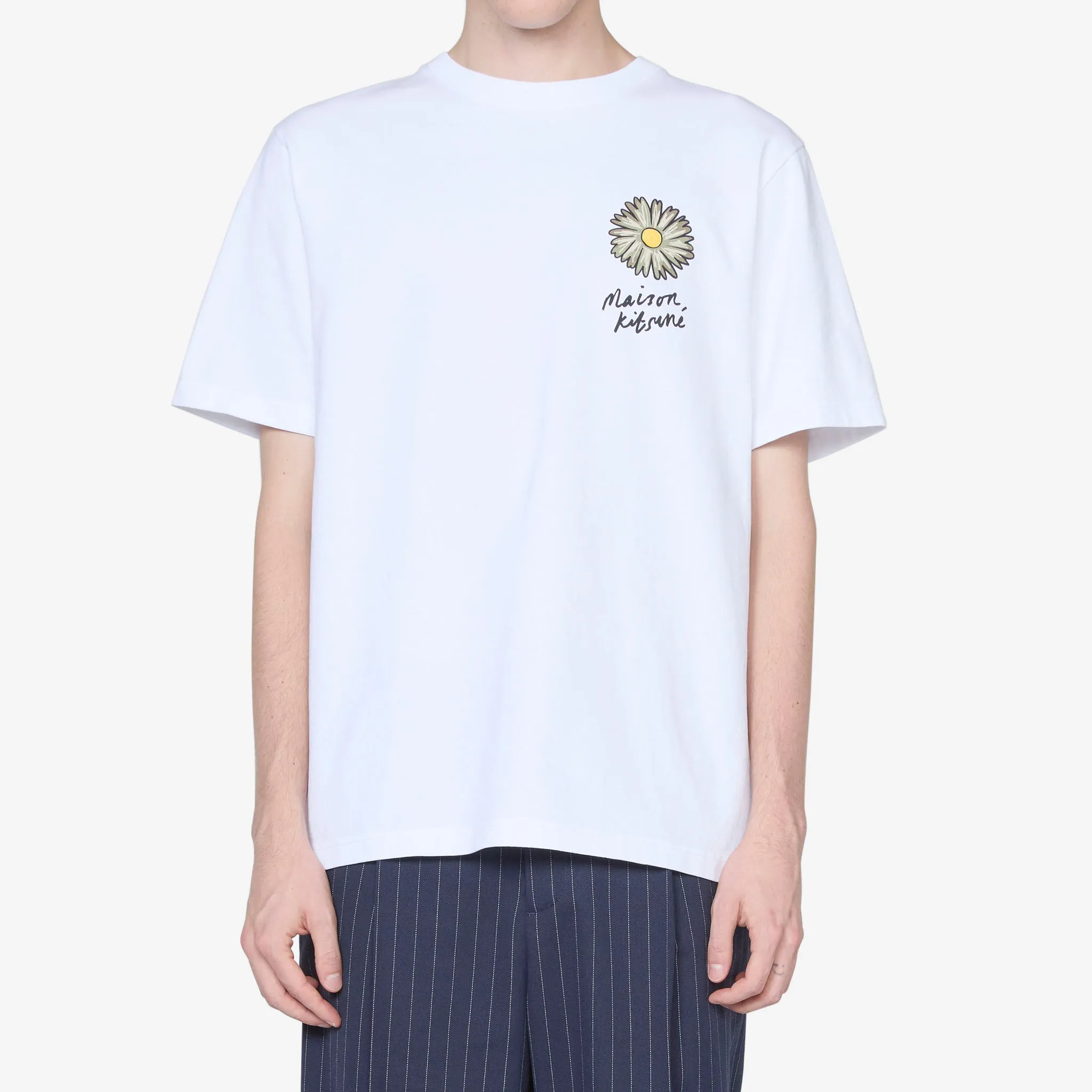 Floating Flower Comfort T-Shirt - White