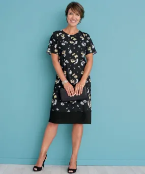 Botanical Print Shift Dress