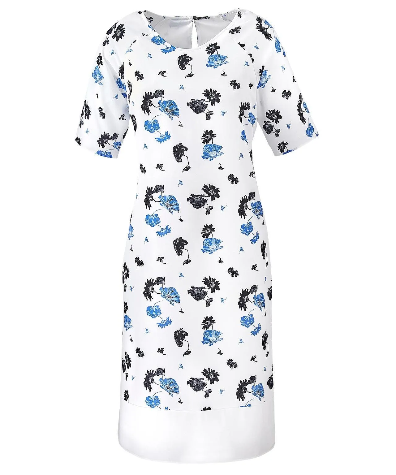 Botanical Print Shift Dress