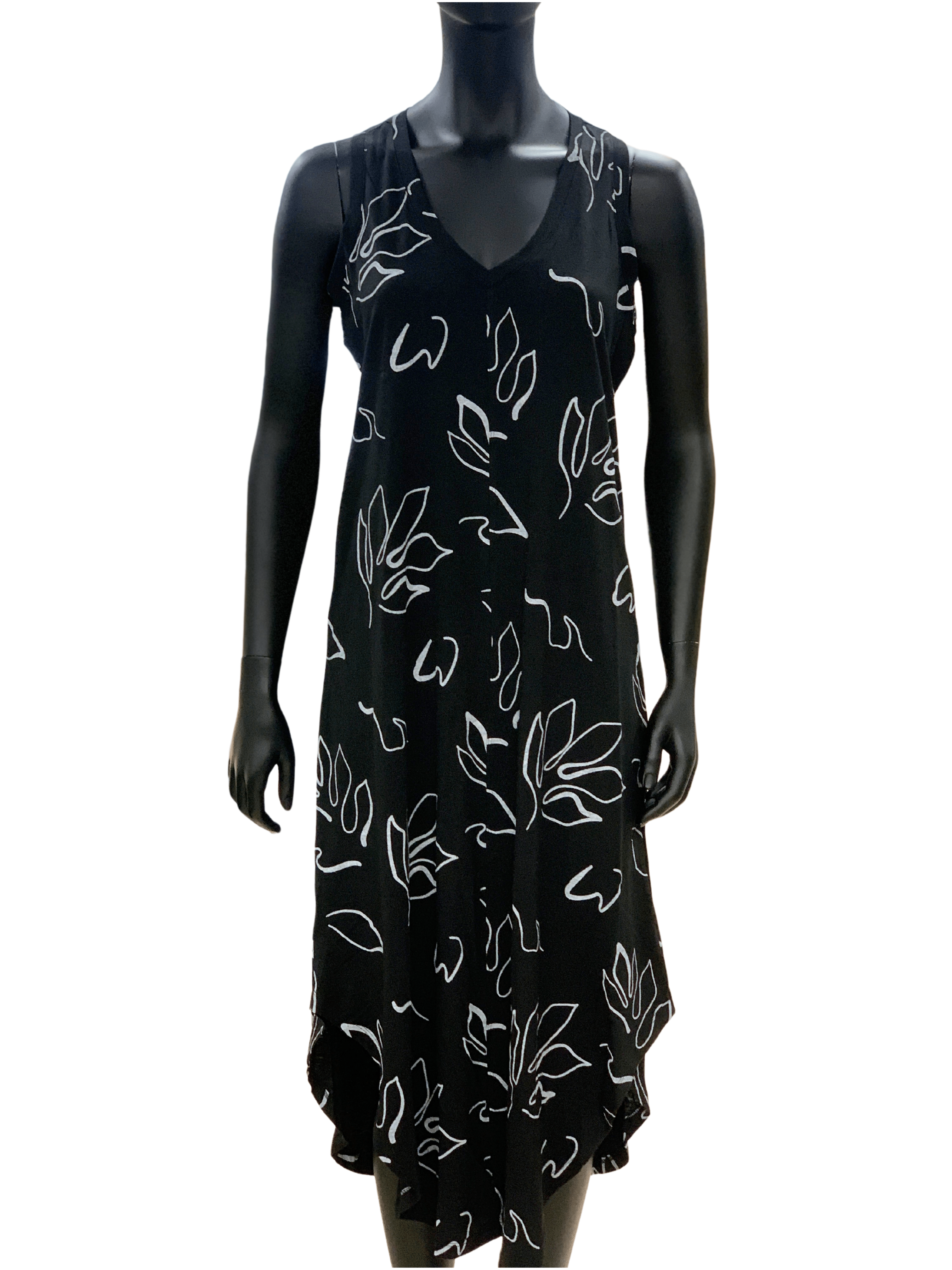 Funsport Sleeveless Dress - Black & White (Product Code: 241760)