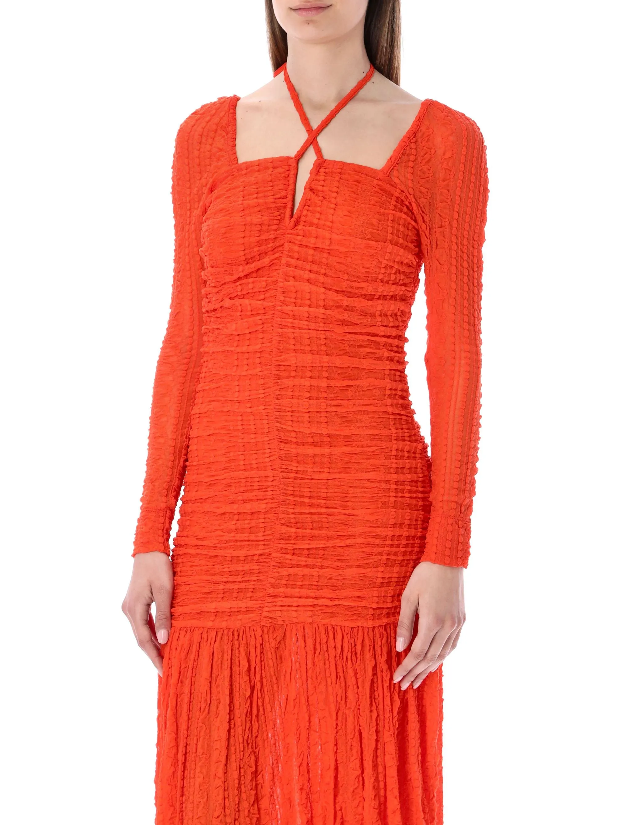 Lace Maxi Dress by Ganni - this change may help boost search engine visibility.