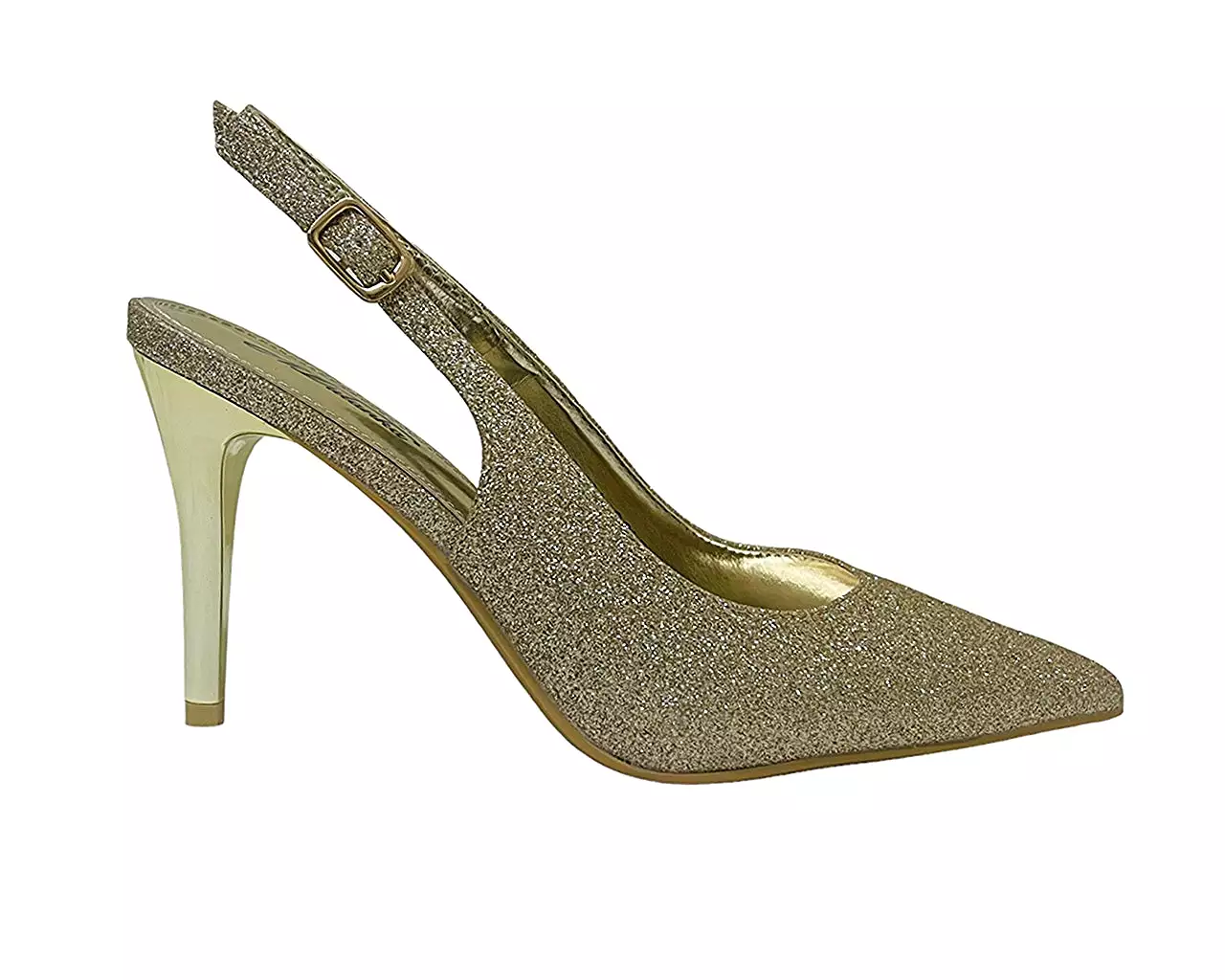 Glitter Stiletto Slingback Shoes for Women