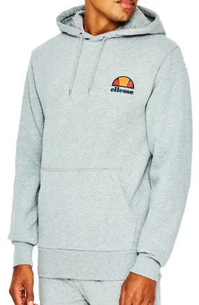 Grey Marl Ellesse Toce Logo Overhead Hoodie