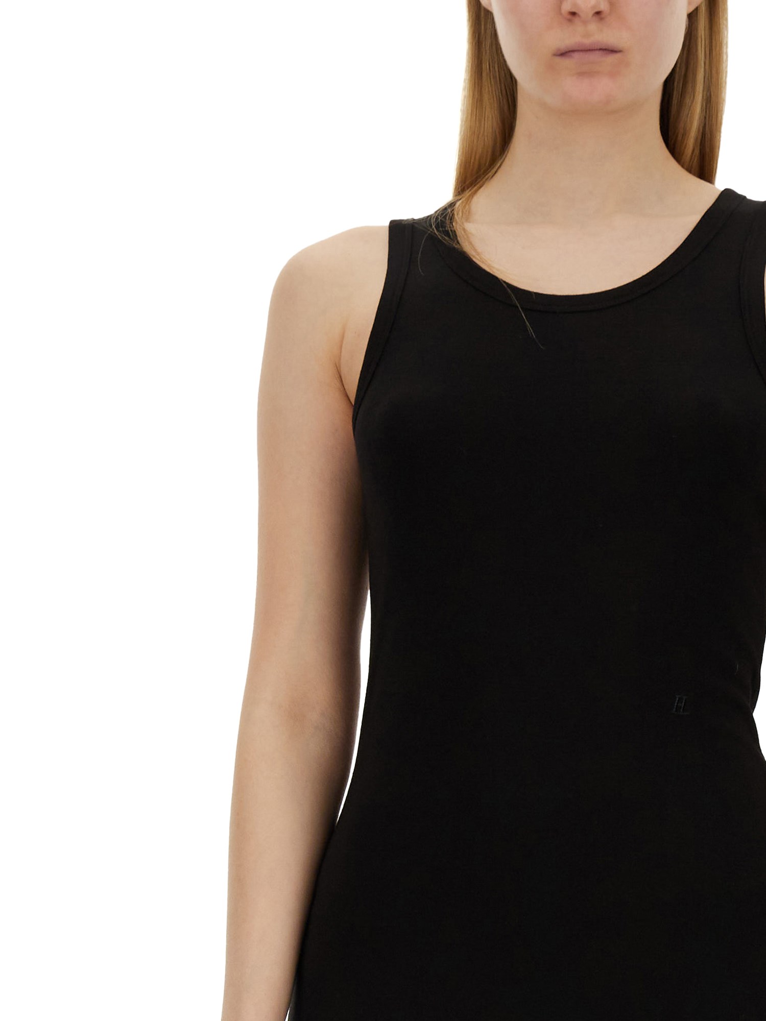 Helmut Lang Mini Dress in Modal Knit Fabric