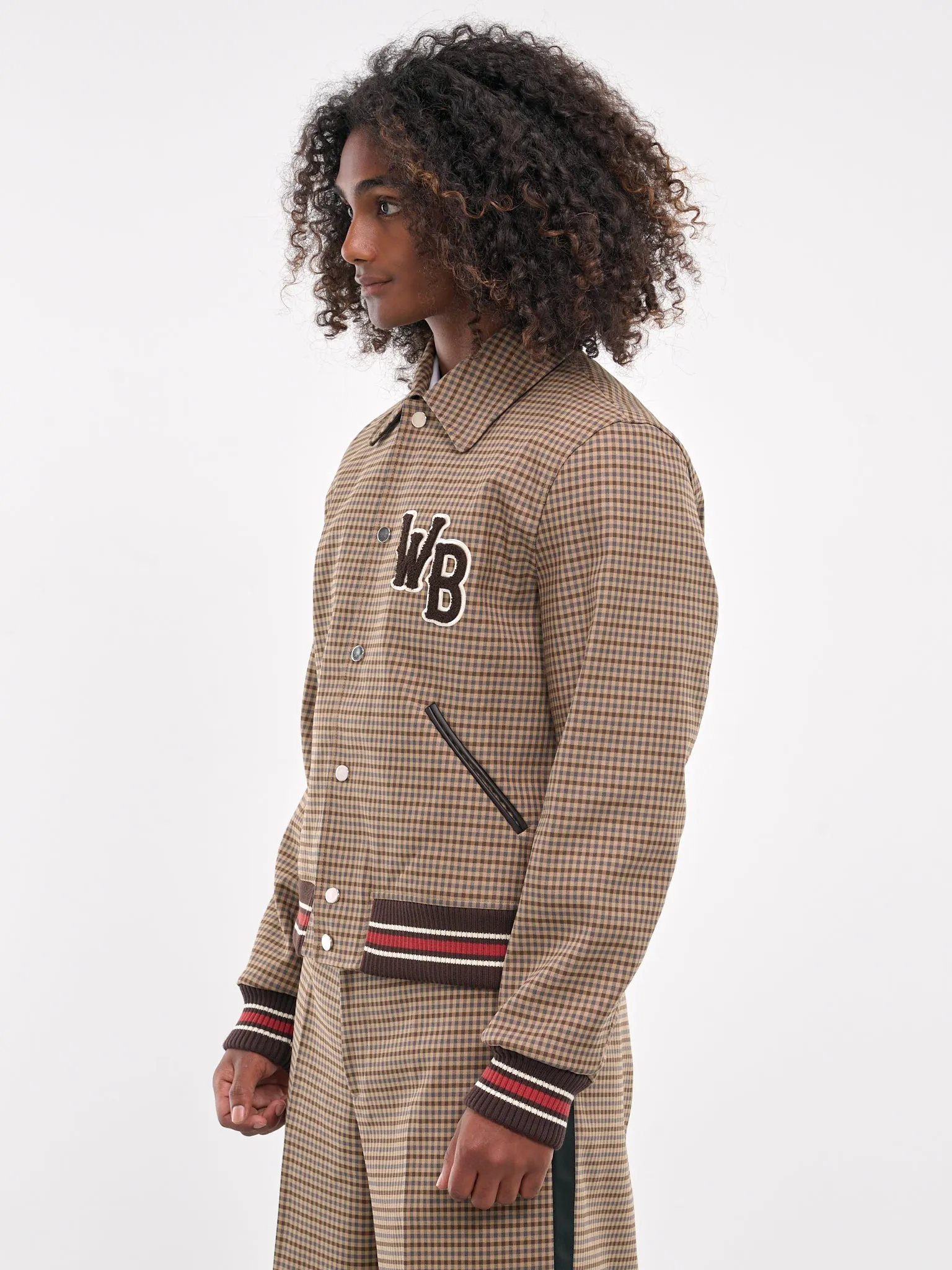 Homecoming Varsity Jacket (JA10-CO03-8890-BEIGE-BROWN)