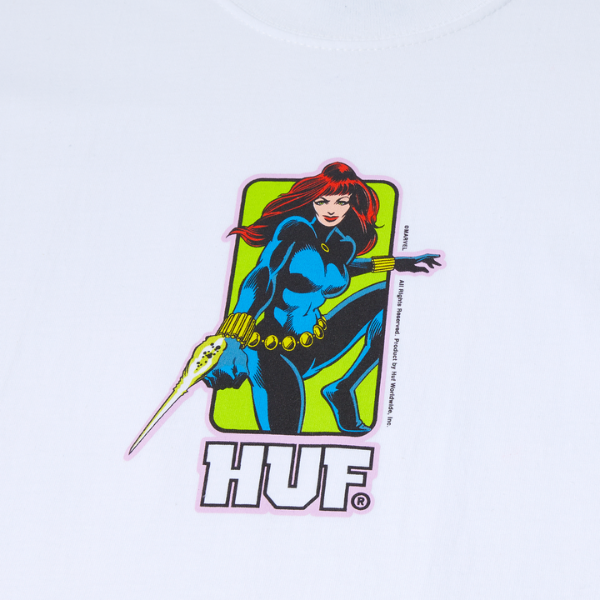 Huf Black Widow Short Sleeve Tee - White