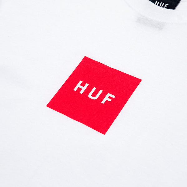 HUF Essentials Box Logo Short Sleeve T-Shirt - White