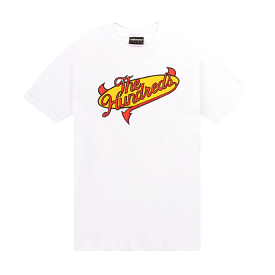 Hundreds Industry Slant T-Shirt White - Buy Online Now.