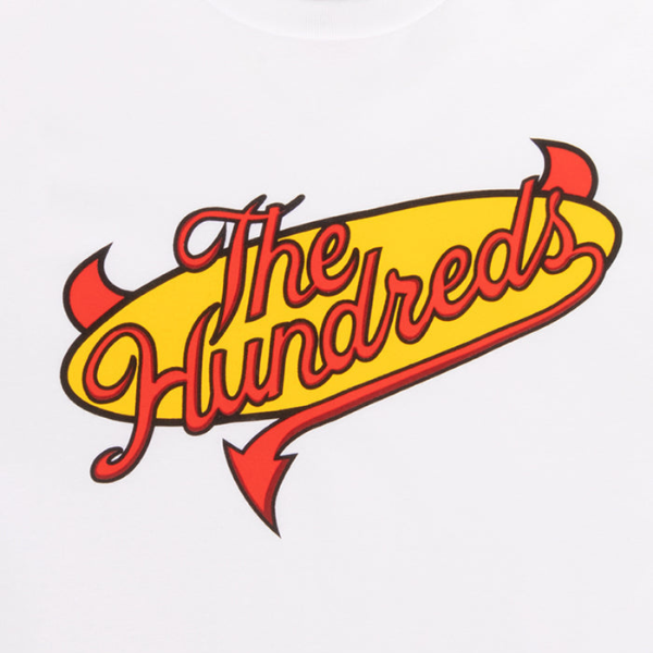 Hundreds Industry Slant T-Shirt White - Buy Online Now.