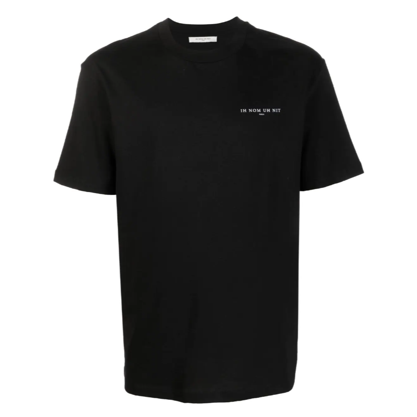 IH NOM UH NIT Paris Chest Logo T-Shirt Black