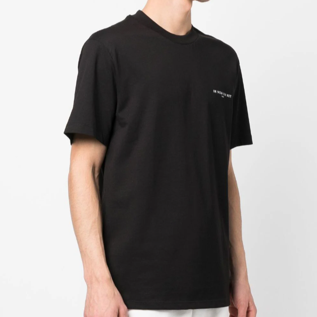 IH NOM UH NIT Paris Chest Logo T-Shirt Black