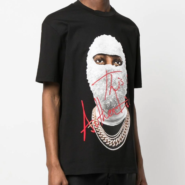 IH NOM UH NIT Paris Mask Tee in Black - Authentic and Stylish