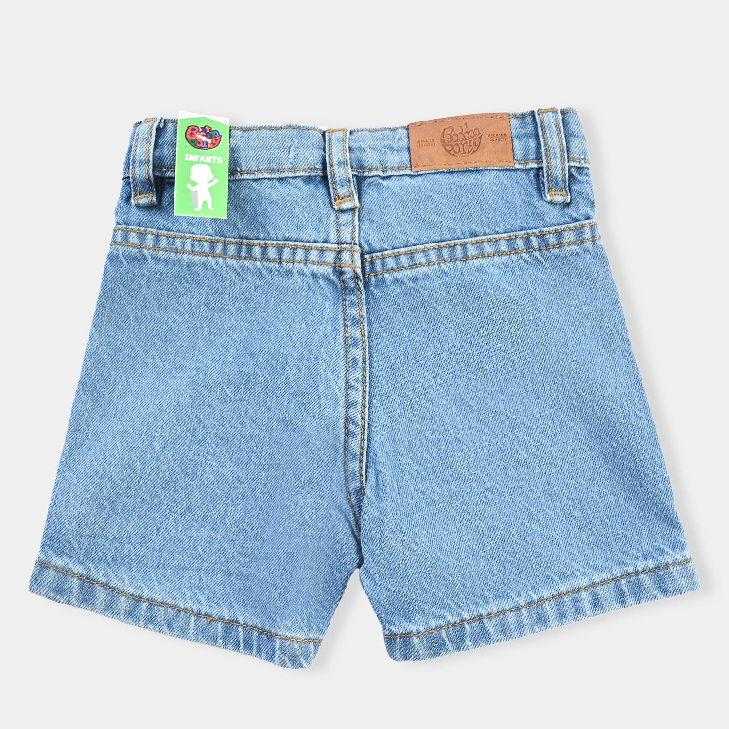 Infant Boys Denim Shorts - Ice Blue