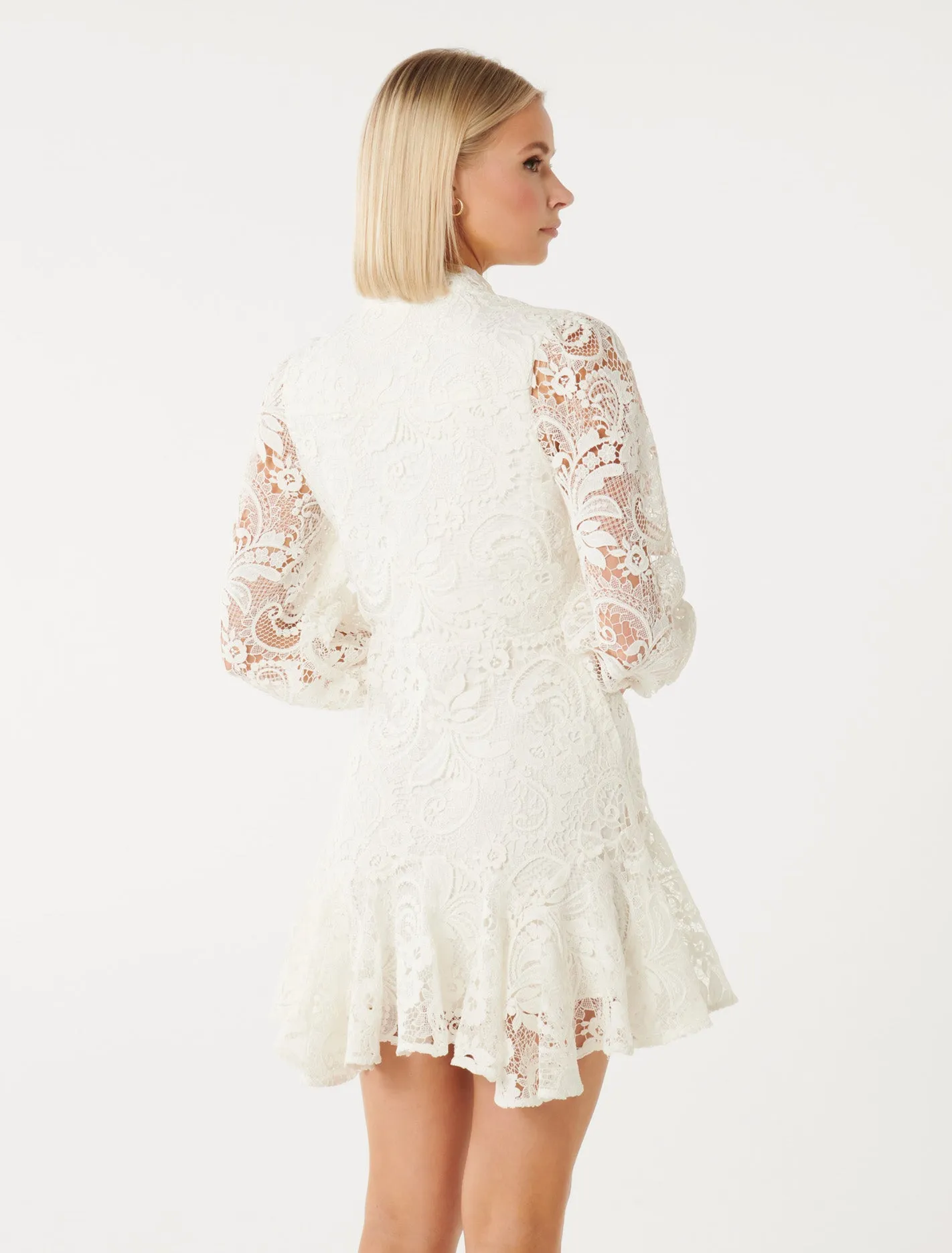 Lace Mini Dress - Iris Design