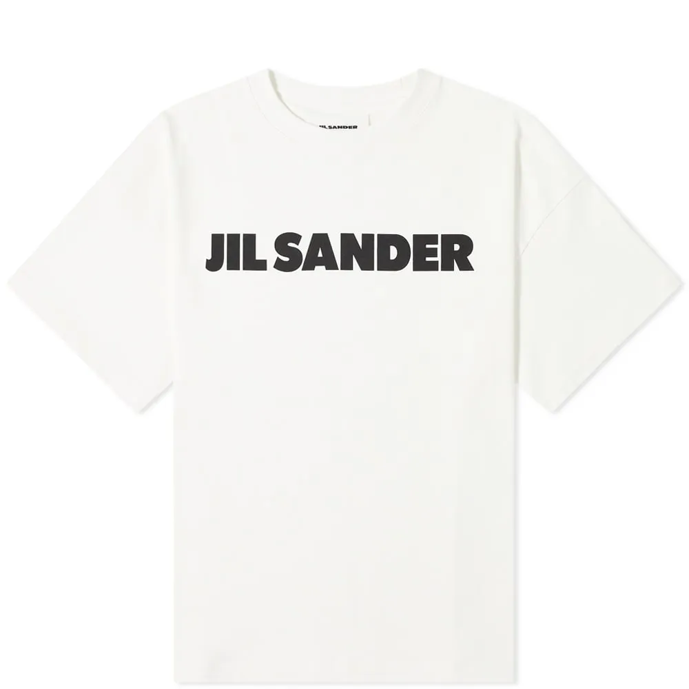 Jil Sander Off White Logo Tee