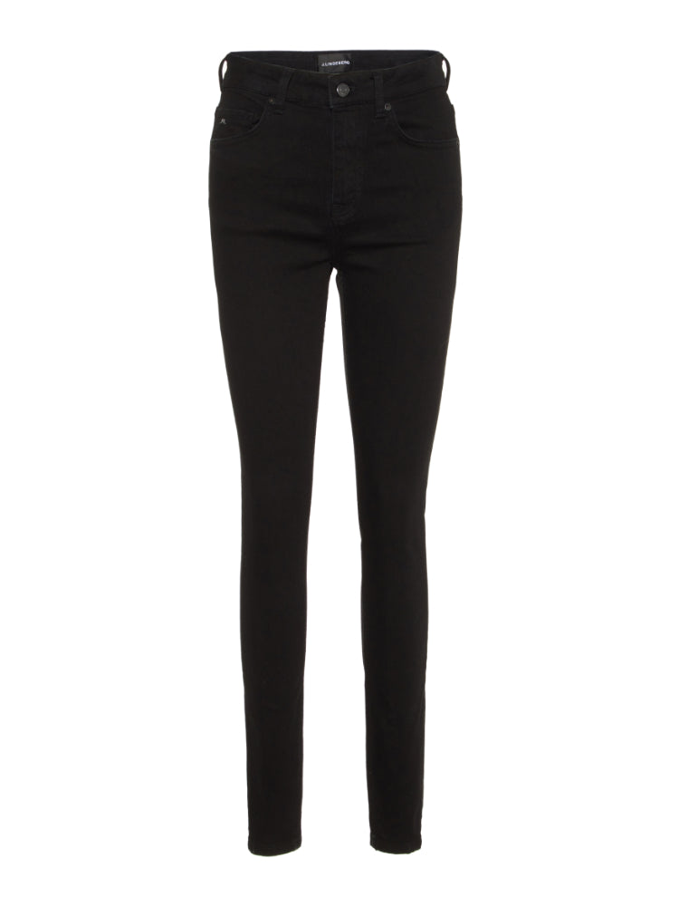 J.Lindeberg Women's Black Skinny Fit Jeans