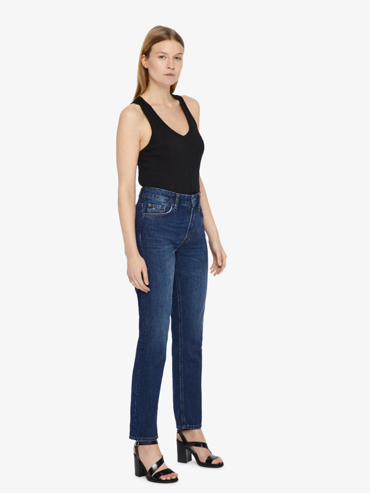 J.Lindeberg Women's Mid Blue Thelma Pure Jeans