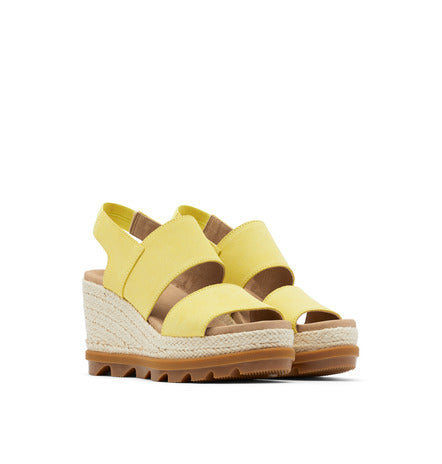 Joanie II Women's Slingback Wedge Sandal in Sunnyside Yellow