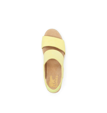 Joanie II Women's Slingback Wedge Sandal in Sunnyside Yellow