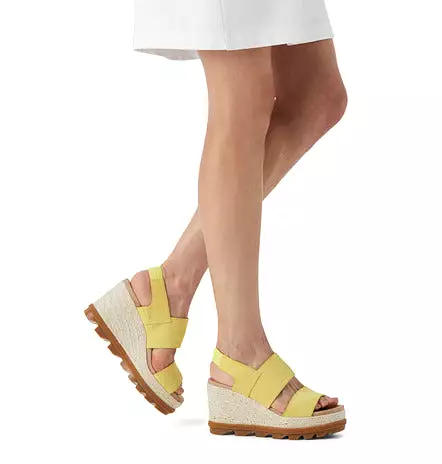 Joanie II Women's Slingback Wedge Sandal - Sunnyside Yellow