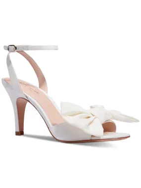 Kate Spade New York Women's Ivory Bow Accent Stiletto Heels