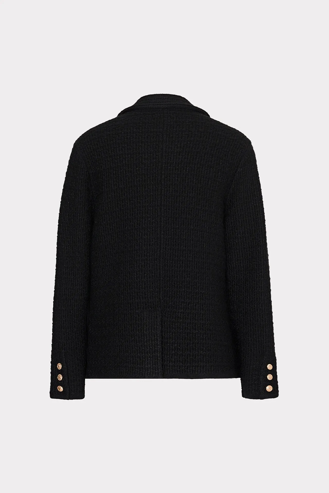 Kimmie Textured Knit Blazer Black