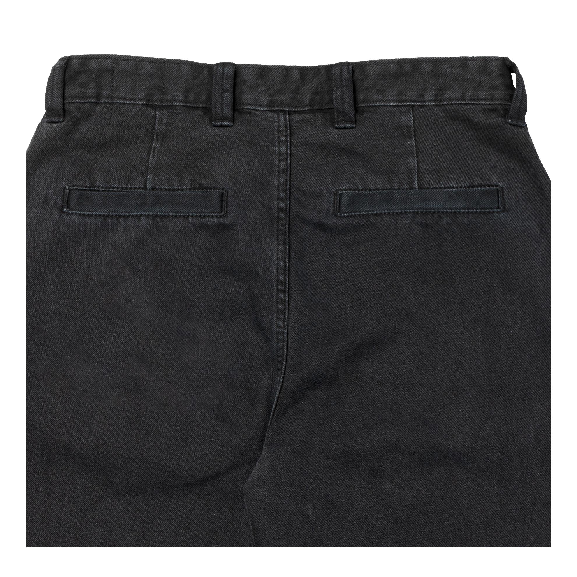 Krooked Eyes Black Denim Twill Pants