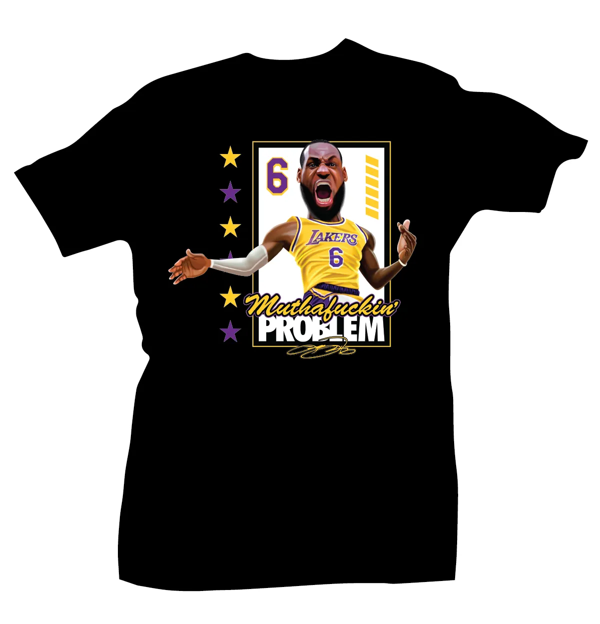 Lebron James Black T-Shirt