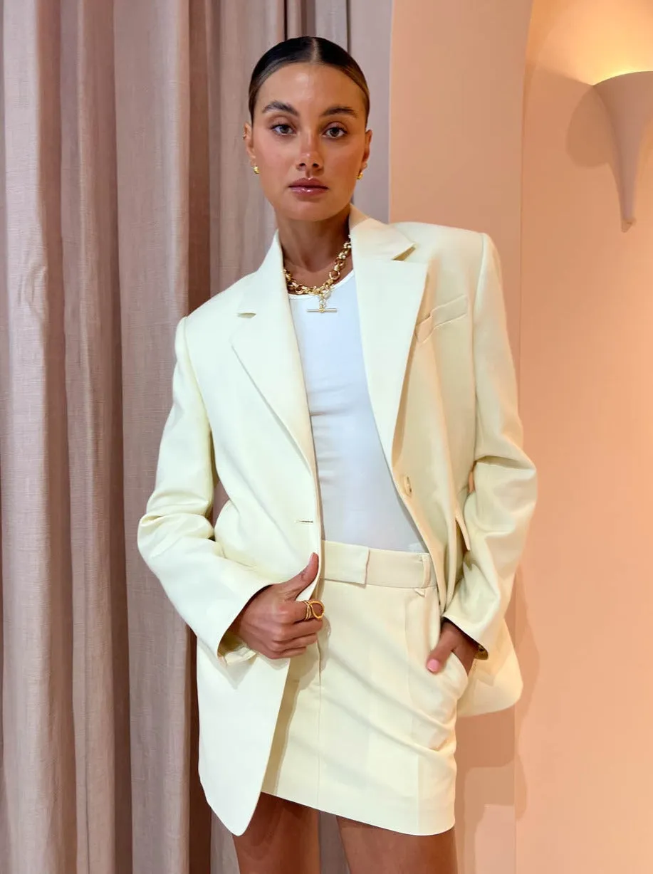 Lemon Sorbet Camilla and Marc Santiago Blazer