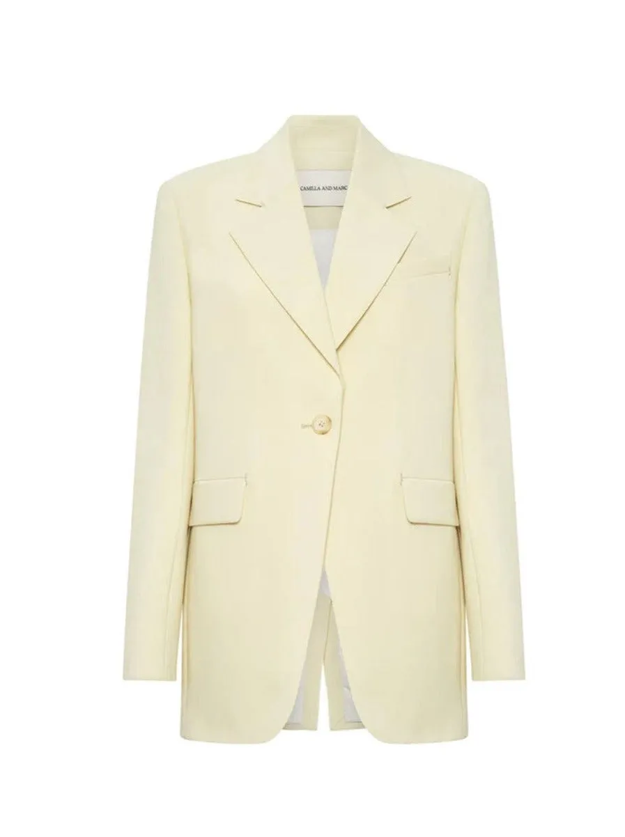 Lemon Sorbet Camilla and Marc Santiago Blazer