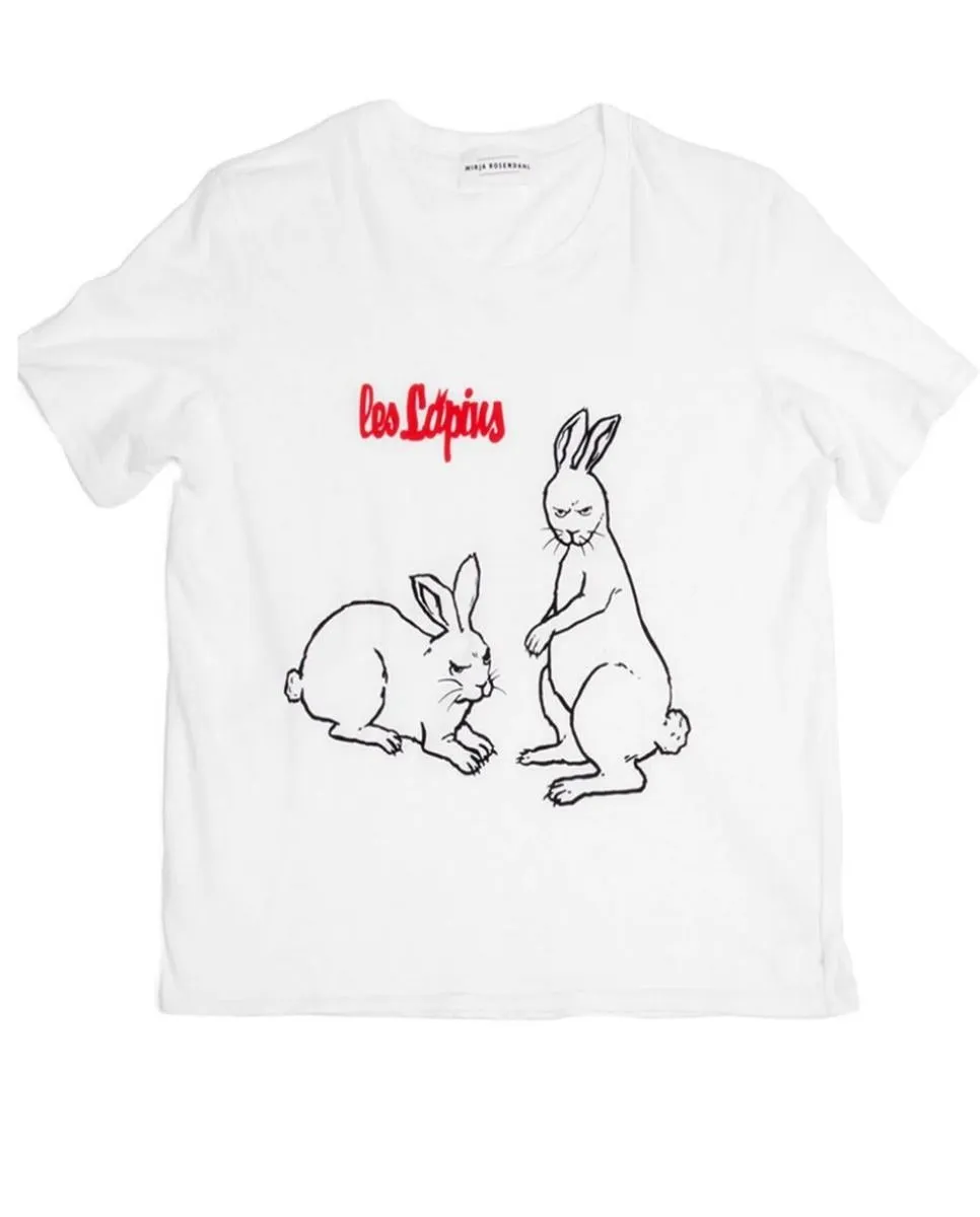 White Les Lapins T-Shirt