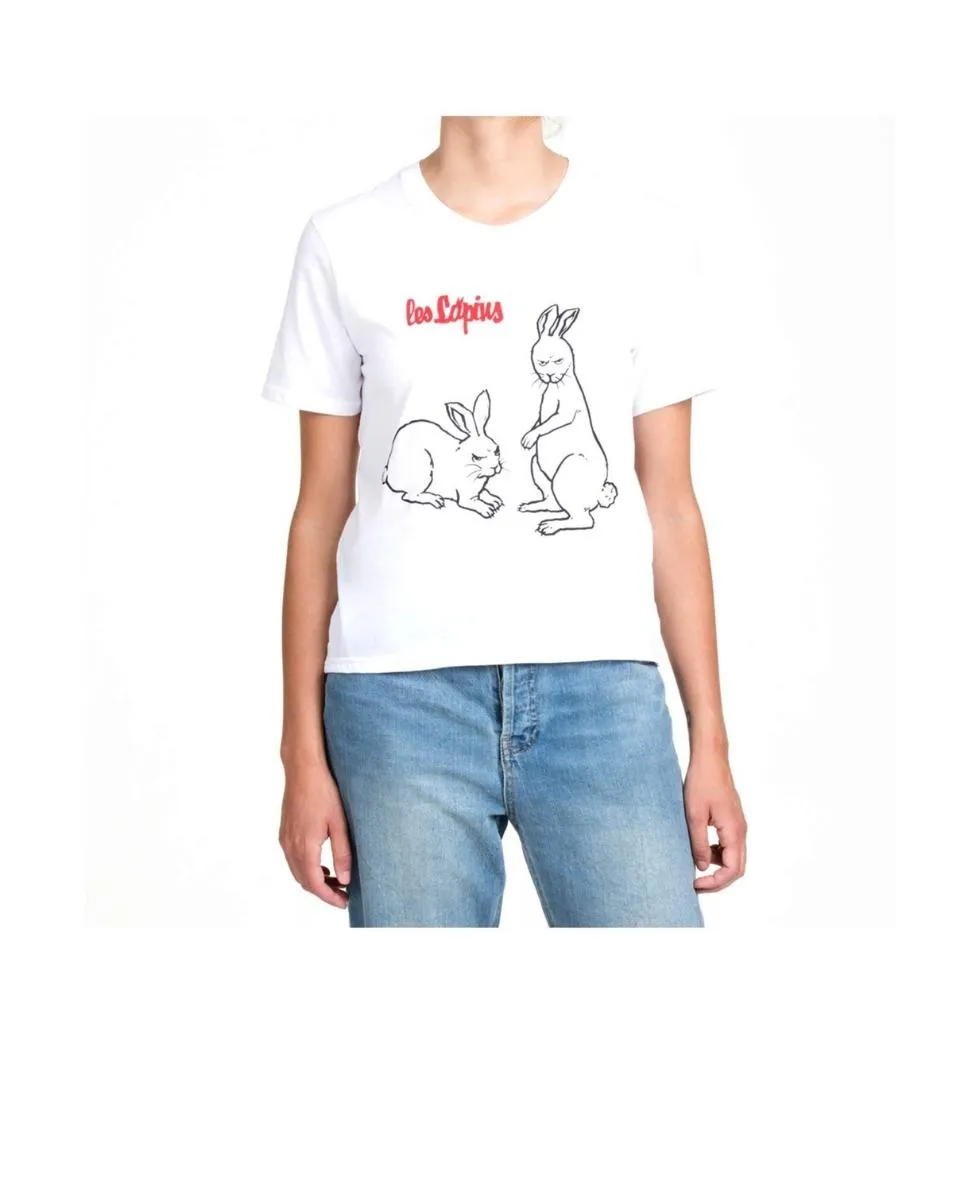 White Les Lapins T-Shirt