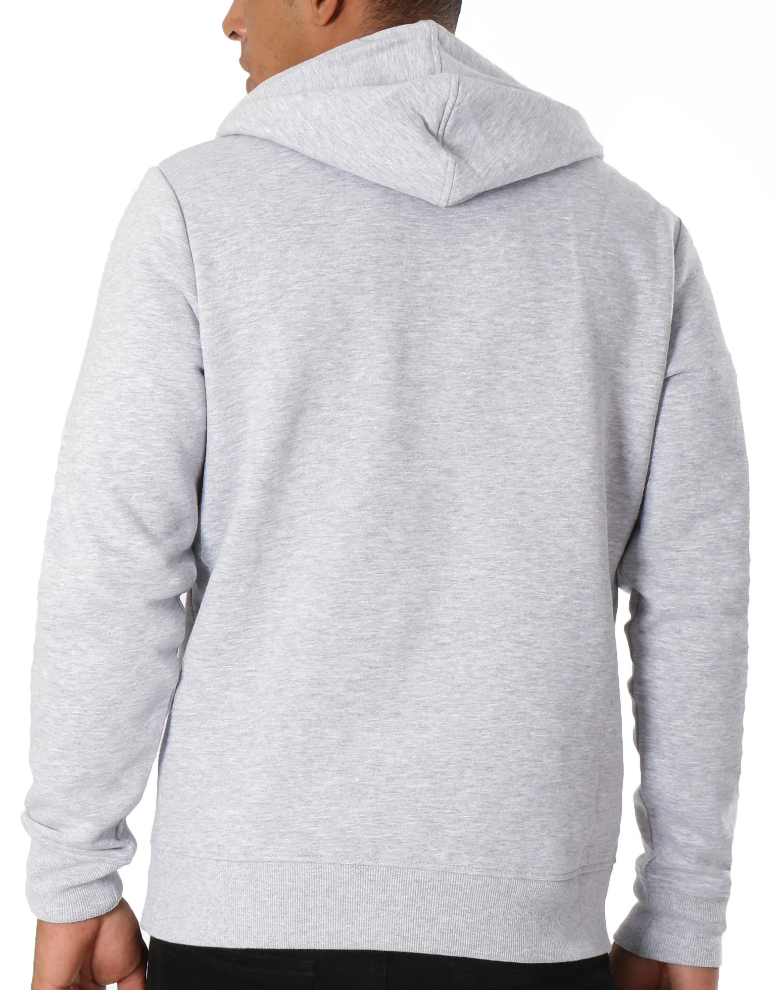 Light Grey Jack & Jones Core Block Overhead Hoodie