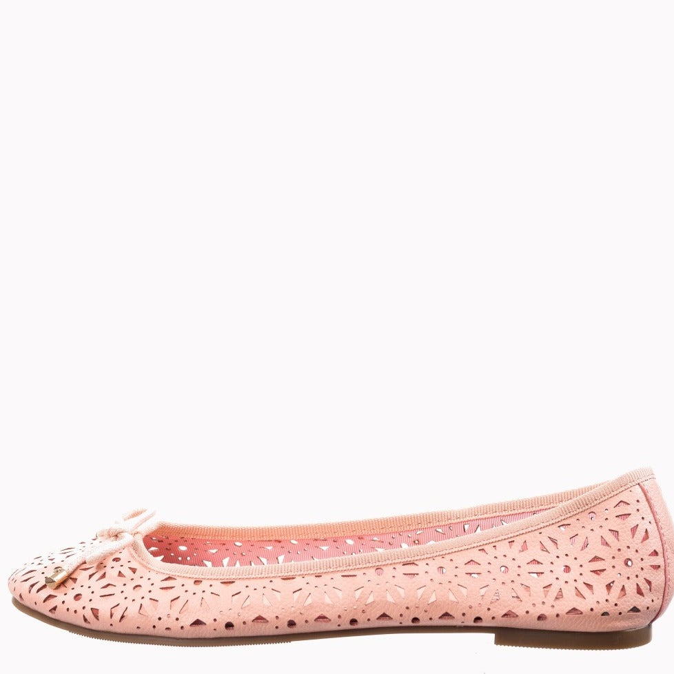 Light Pink Ballet Bow Pumps Flats