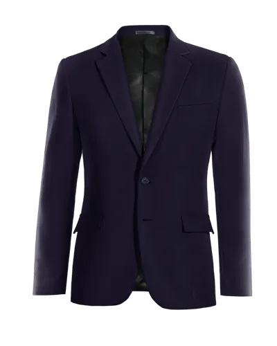 Limited edition water-repellent blue blazer