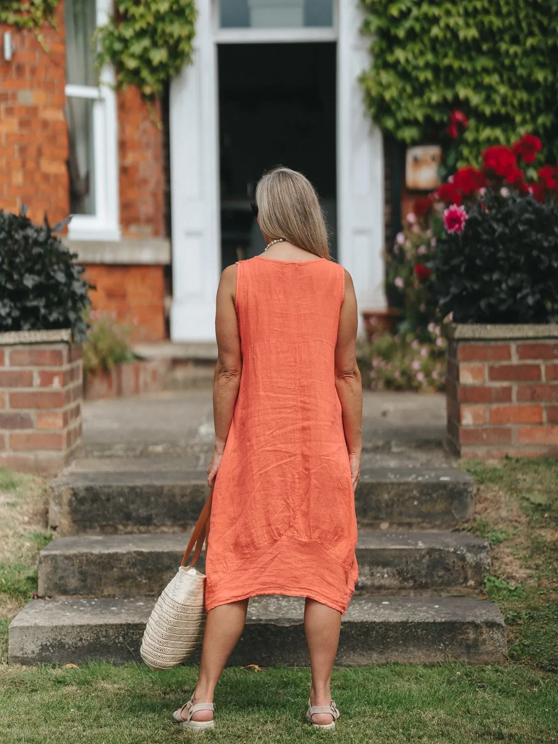 Linen Sleeveless Dress Bridie - Shop Now