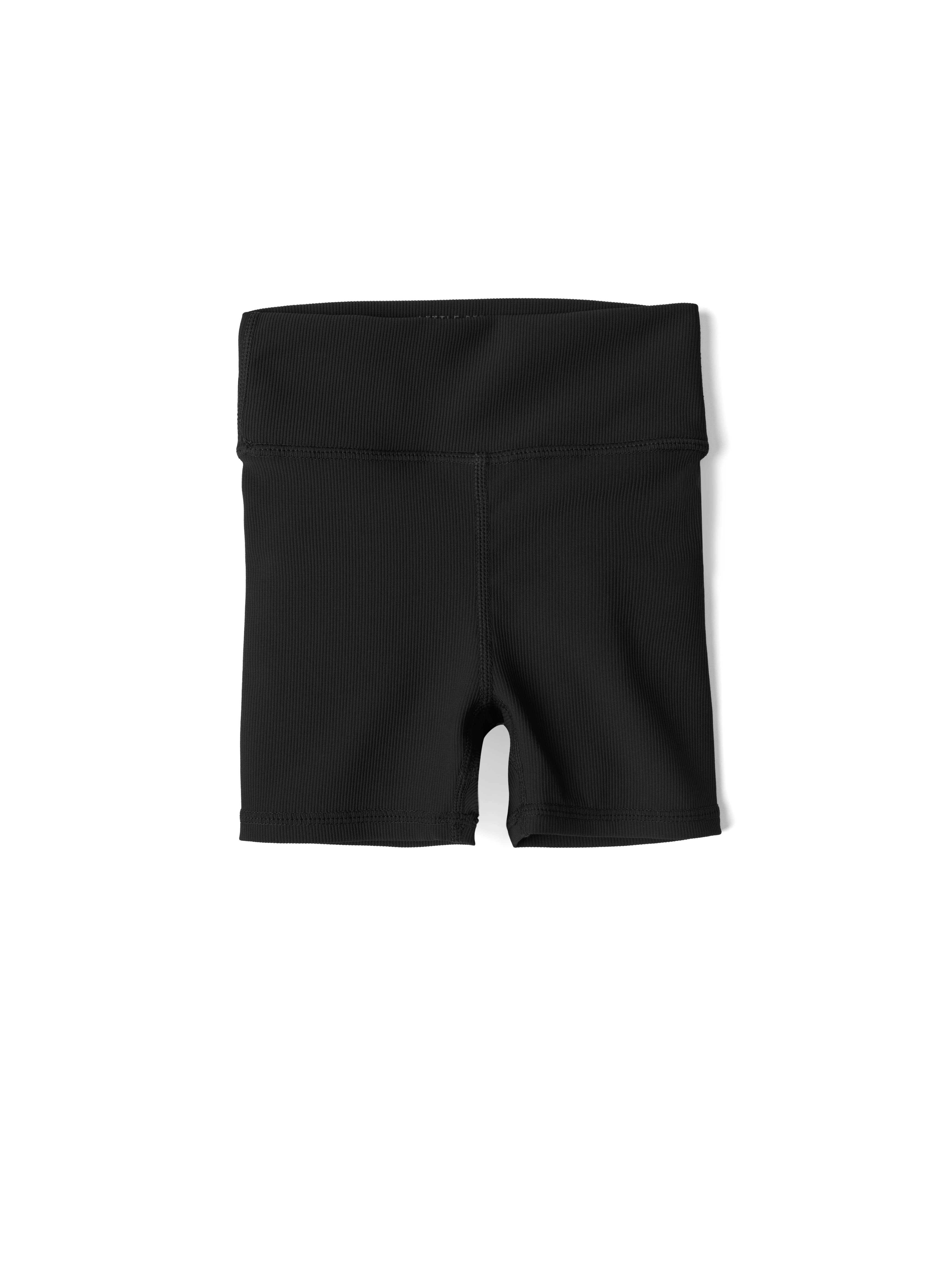 Little Bipsy Black Athletic Ribbed Biker Short