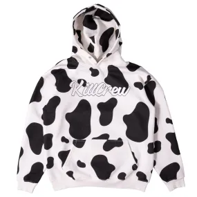 LUX MOO MOO HOODIE BLACK Oversized