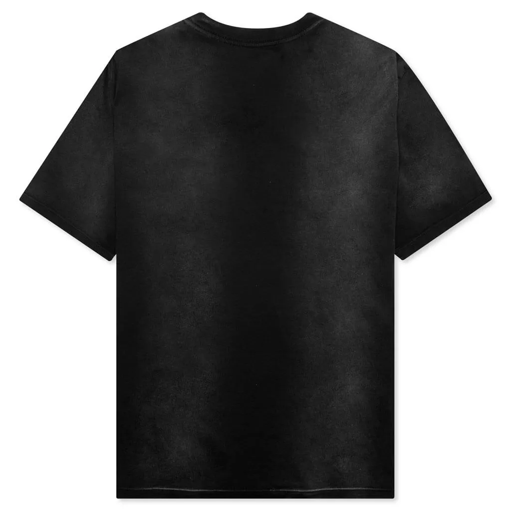 Black M.A. Bar Applique Tee