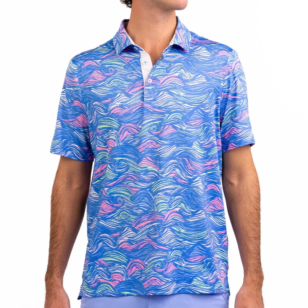 Makin' Waves Polo - Best Polo Shirt for Ocean Lovers, Trendy Beach Apparel, Shop Now!