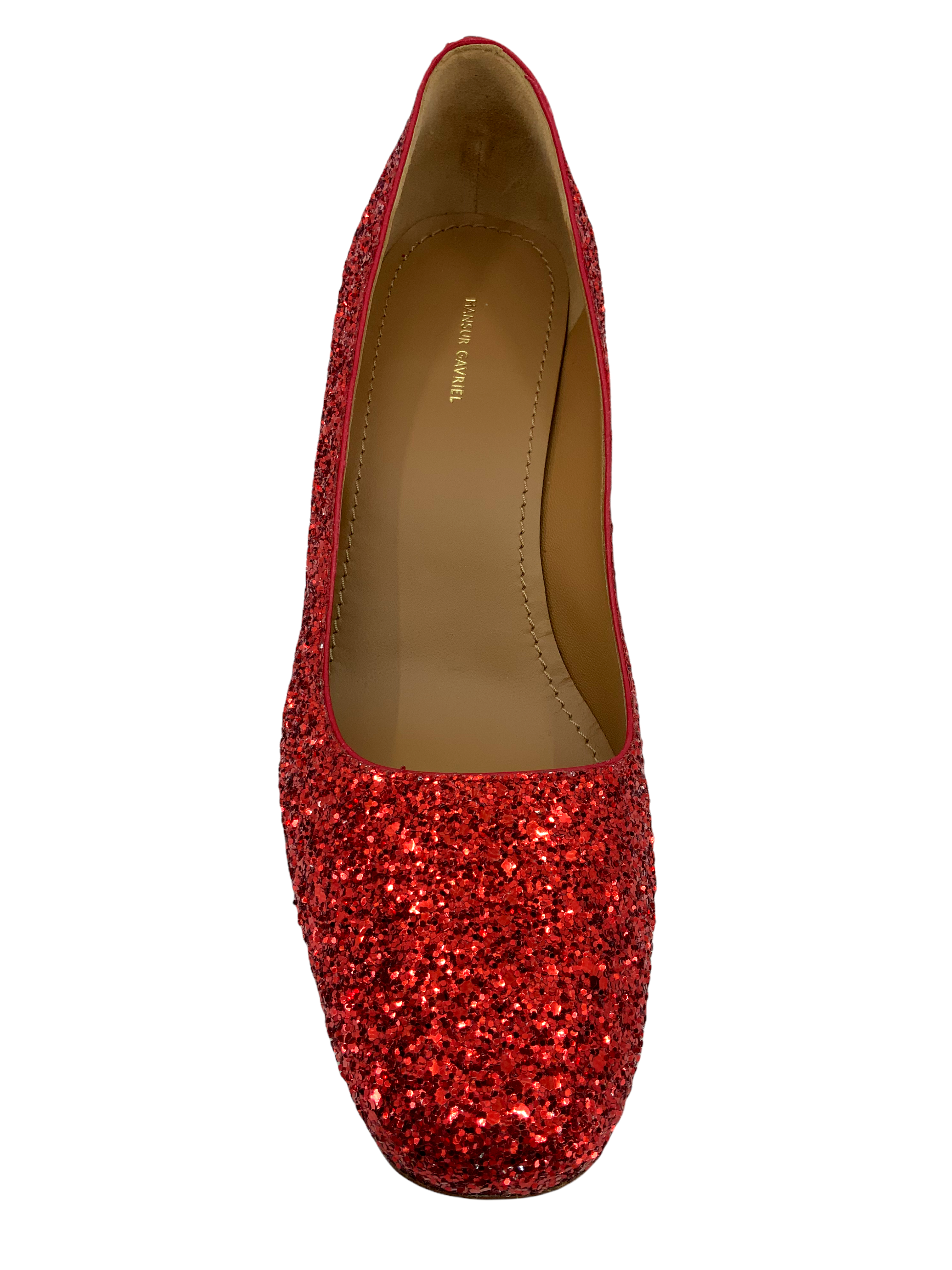 Mansur Gavriel Glitter Heel Pumps Size 7.5 for Sale Online