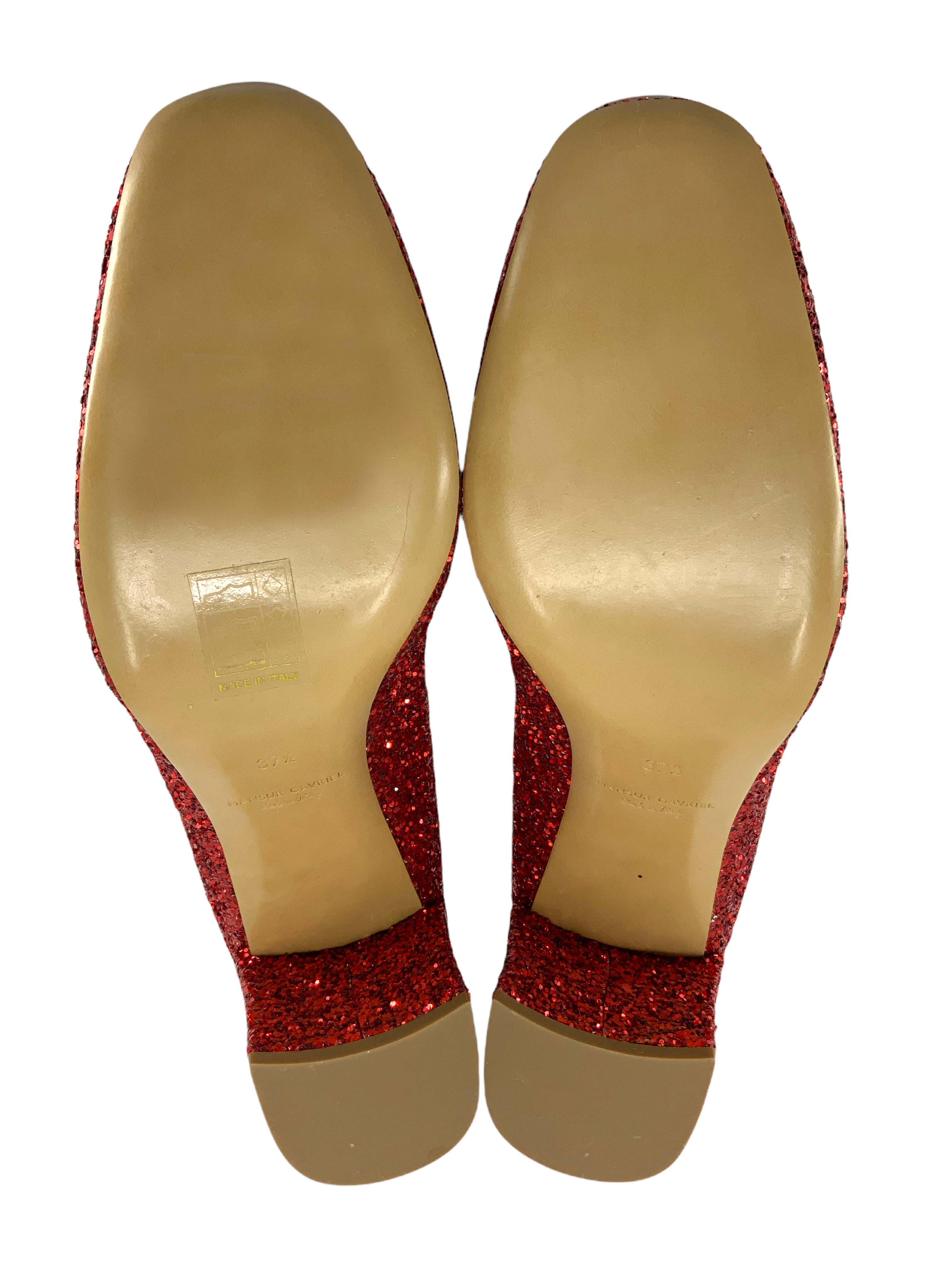 Mansur Gavriel Glitter Heel Pumps Size 7.5 for Sale Online