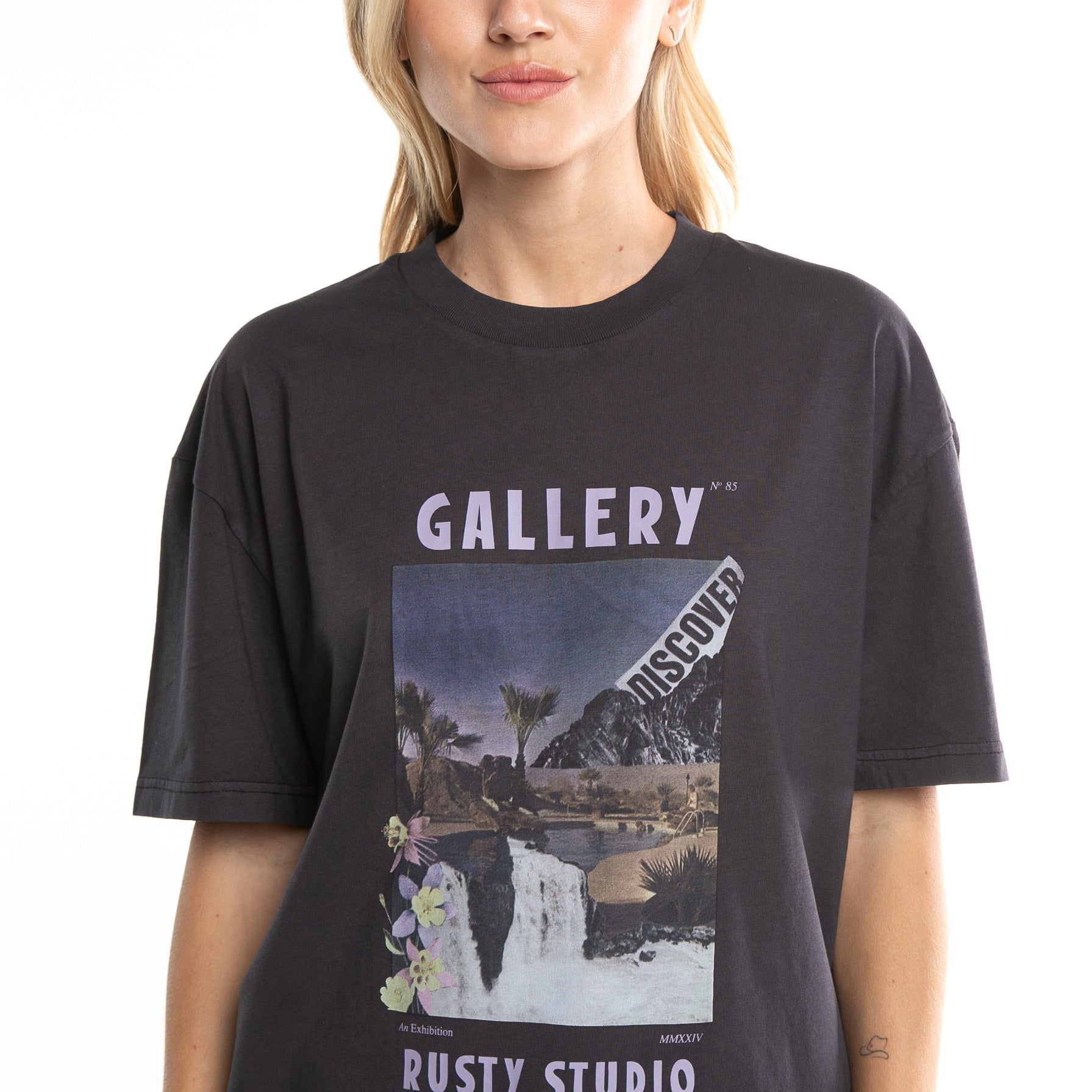 Mc Rusty Rusty Studio Oversize Tee Ld Black Shirt