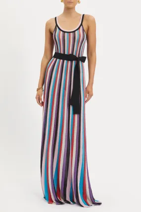 Rebecca Vallance Melange Knit Maxi Dress