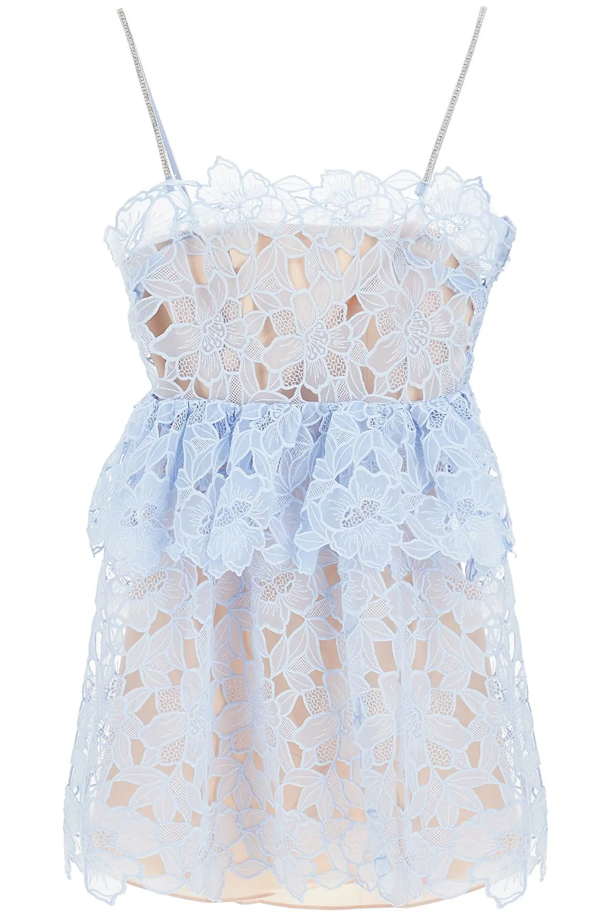 Mini Organza Lace Dress in 9