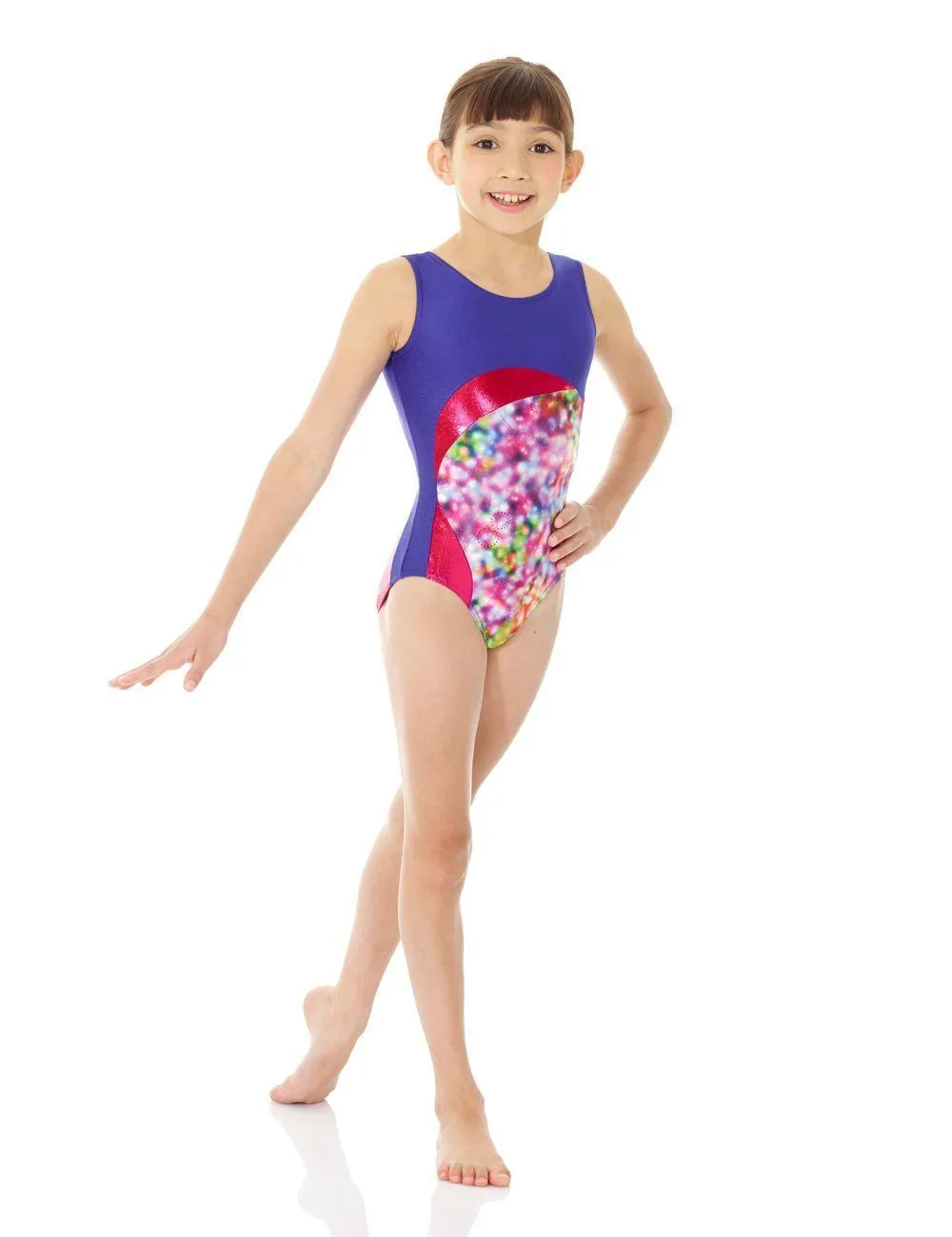 Mondor Child Printed Gymnastics Leotard (Size 4-6)