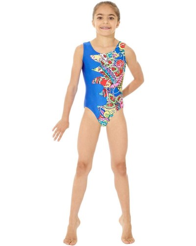 Mondor 7877 Kids Gymnastics Leotard, Size 12-14, Tuscany Theme