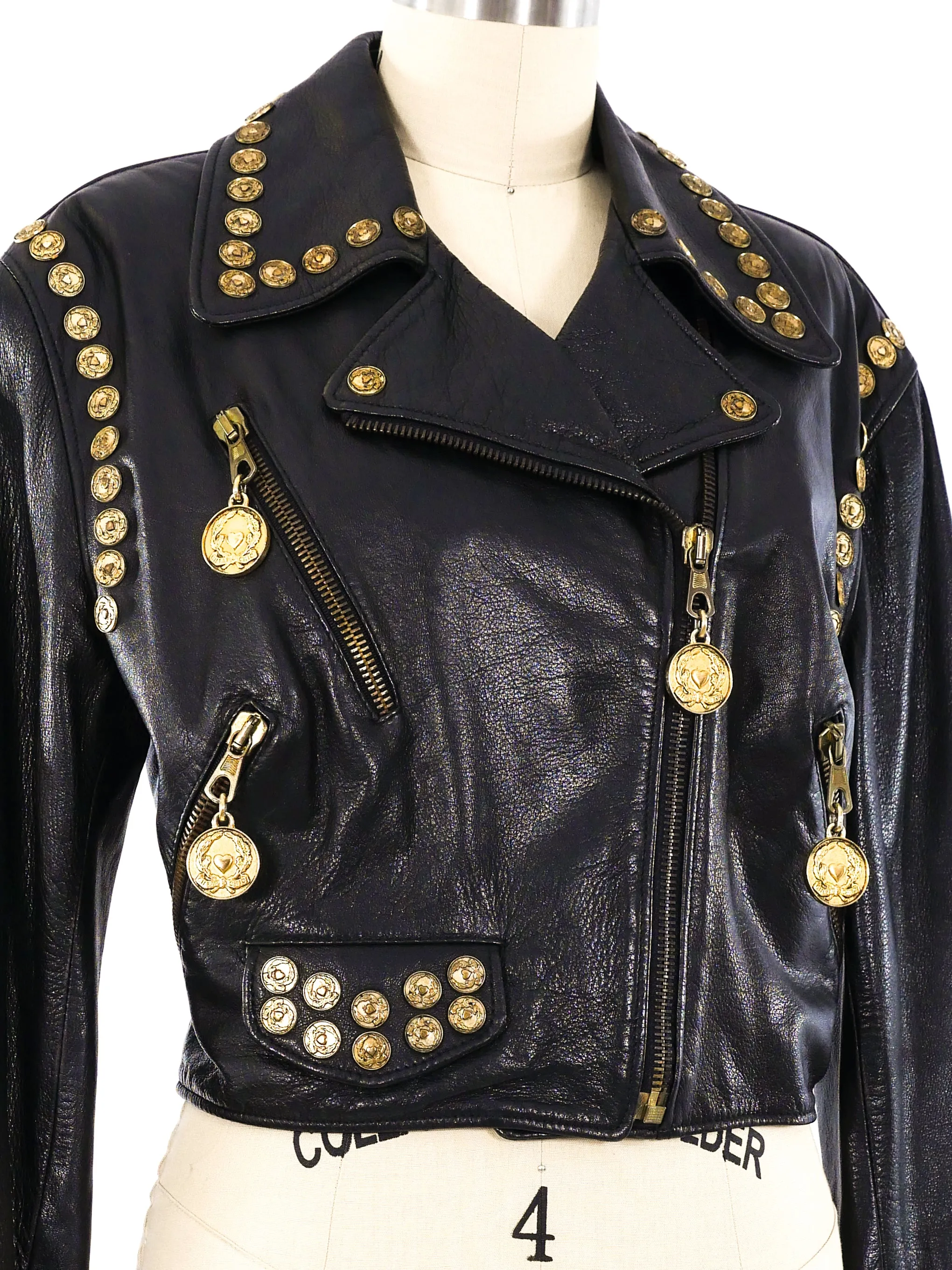 Moschino Live Love Motorcycle Jacket