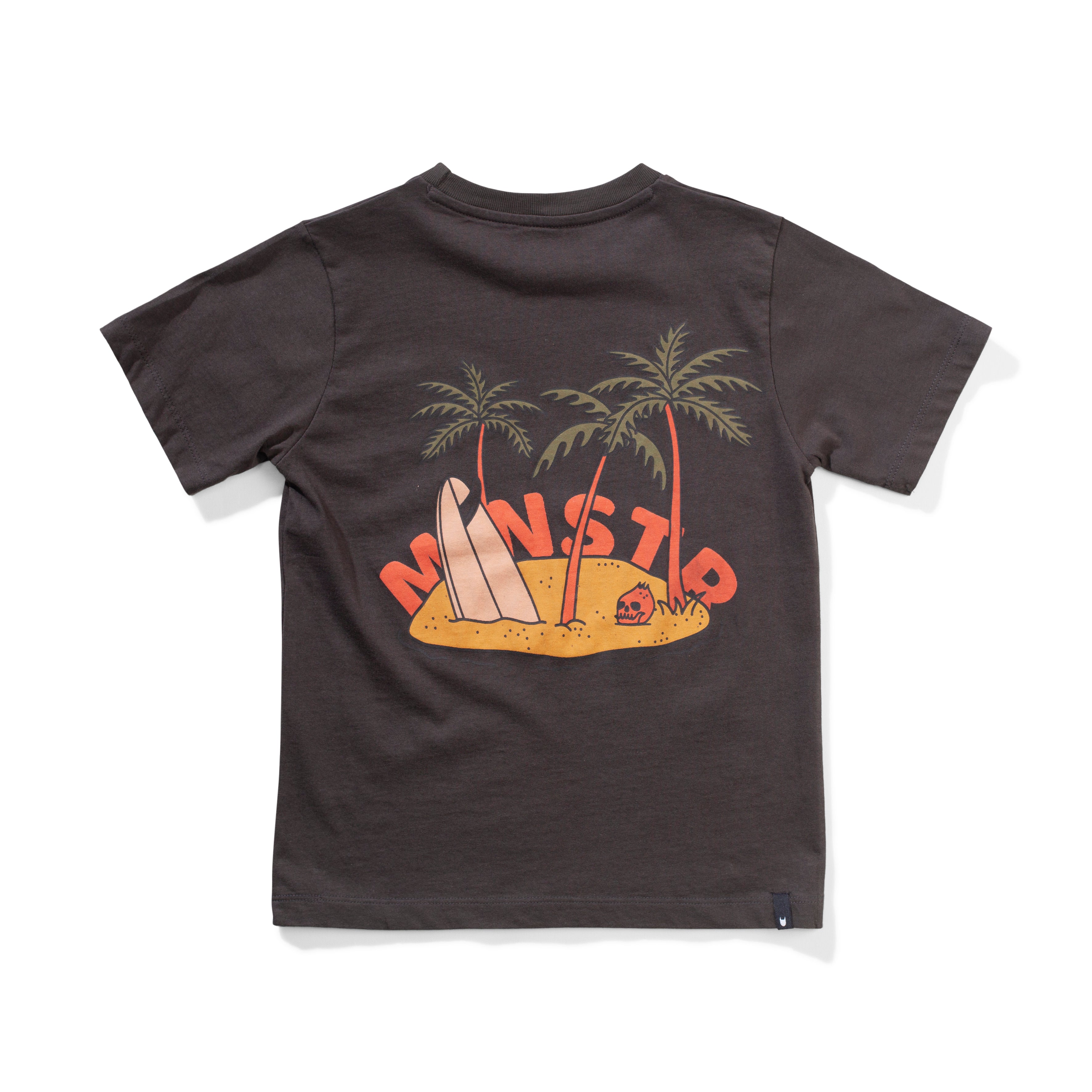 Munster Kids Munisland Short Sleeve Tee - Soft Black